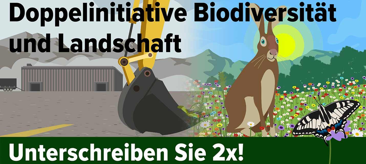 Doppelinitiative Biodiversit&auml;t/Landschaft