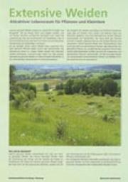 Extensive Weiden. Attraktiver Lebensraum f&uuml;r Pflanzen und Kleintiere