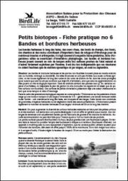 Petits biotopes &ndash; Bandes et bordures herbeuses