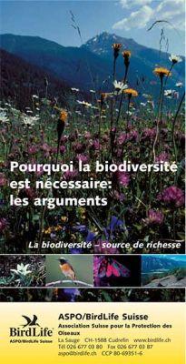 Pourquoi la biodiversit&eacute; est n&eacute;cessaire: les arguments