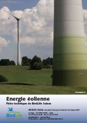 Energie &eacute;olienne &ndash; Fiche technique